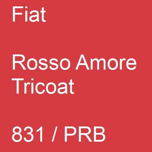 Fiat, Rosso Amore Tricoat, 831 / PRB.